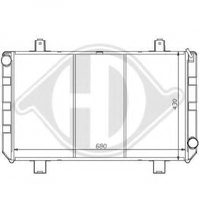 DIEDERICHS 8110177 Радіатор, охолодження двигуна