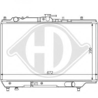 DIEDERICHS 8120110 Радіатор, охолодження двигуна