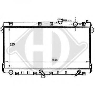 DIEDERICHS 8120140 Радіатор, охолодження двигуна