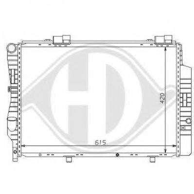 DIEDERICHS 8121149 Радіатор, охолодження двигуна