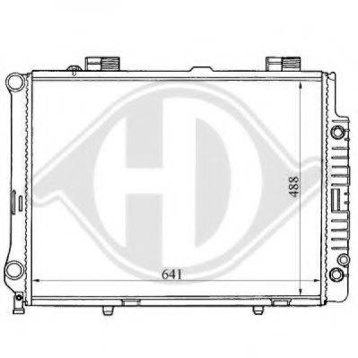 DIEDERICHS 8121160 Радіатор, охолодження двигуна