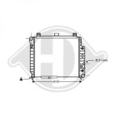DIEDERICHS 8121193 Радіатор, охолодження двигуна