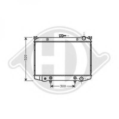 DIEDERICHS 8124107 Радіатор, охолодження двигуна