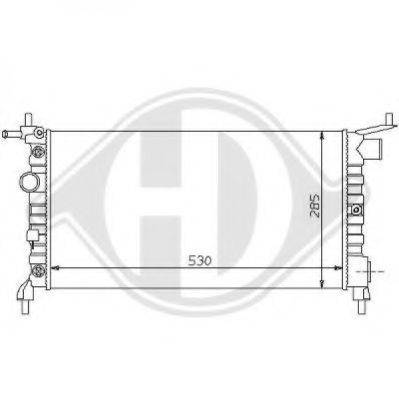 DIEDERICHS 8125185 Радіатор, охолодження двигуна