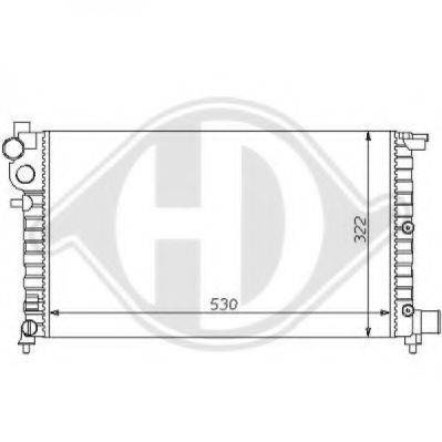 DIEDERICHS 8126115 Радіатор, охолодження двигуна