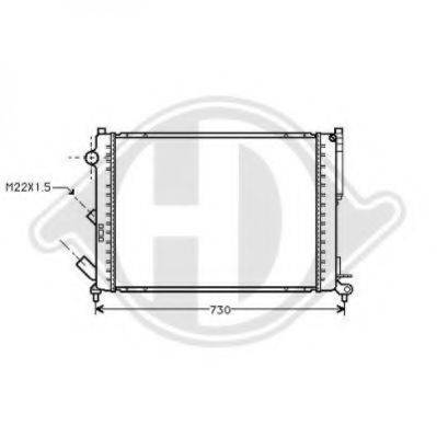 DIEDERICHS 8129250 Радіатор, охолодження двигуна