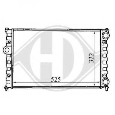 DIEDERICHS 8133101 Радіатор, охолодження двигуна