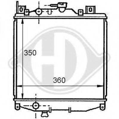 DIEDERICHS 8136108 Радіатор, охолодження двигуна