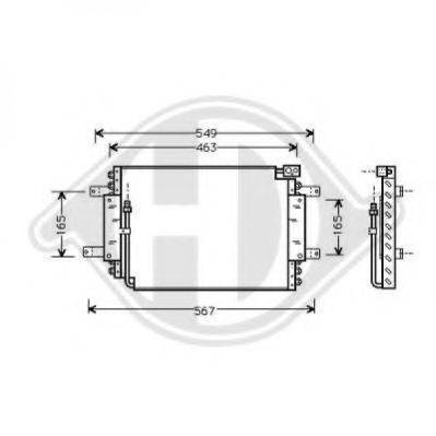 DIEDERICHS 8136124 Конденсатор, кондиціонер