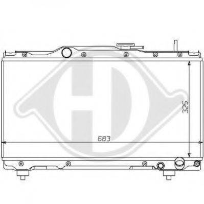DIEDERICHS 8137131 Радіатор, охолодження двигуна