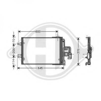 DIEDERICHS 8182100 Конденсатор, кондиціонер