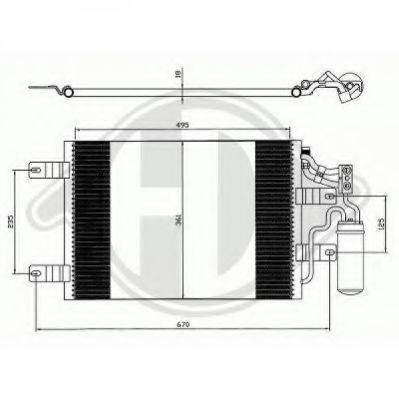 DIEDERICHS 8187501 Конденсатор, кондиціонер