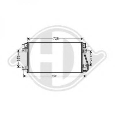 DIEDERICHS 8188503 Конденсатор, кондиціонер