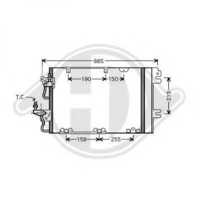 DIEDERICHS 8189100 Конденсатор, кондиціонер