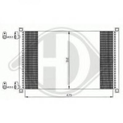 DIEDERICHS 8345305 Конденсатор, кондиціонер