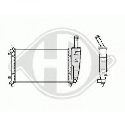 DIEDERICHS 8345406 Радіатор, охолодження двигуна