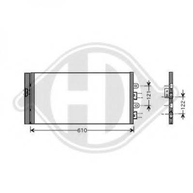 DIEDERICHS 8345410 Конденсатор, кондиціонер