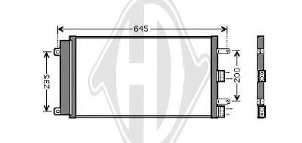 DIEDERICHS 8348510 Конденсатор, кондиціонер
