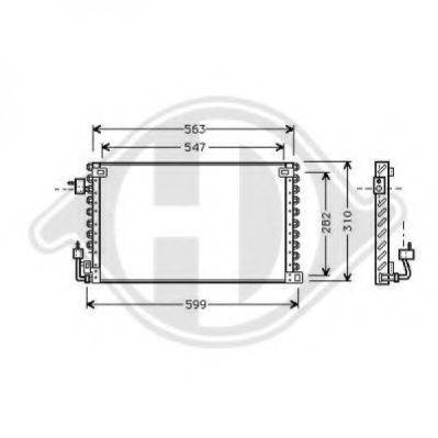 DIEDERICHS 8421010 Конденсатор, кондиціонер