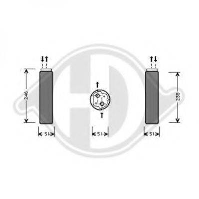 DIEDERICHS 8441302 Осушувач, кондиціонер