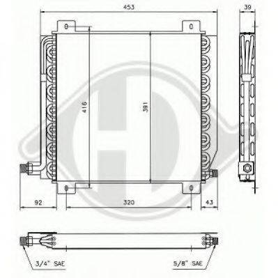 DIEDERICHS 8448000 Конденсатор, кондиціонер