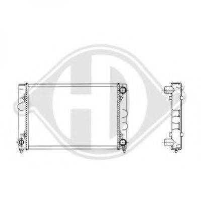 DIEDERICHS 8500822 Радіатор, охолодження двигуна