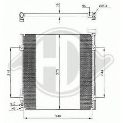 DIEDERICHS 8520600 Конденсатор, кондиціонер