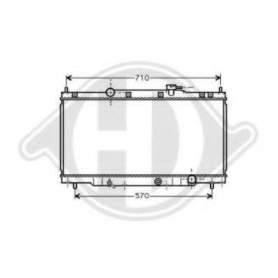 DIEDERICHS 8528105 Радіатор, охолодження двигуна