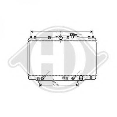 DIEDERICHS 8529005 Радіатор, охолодження двигуна