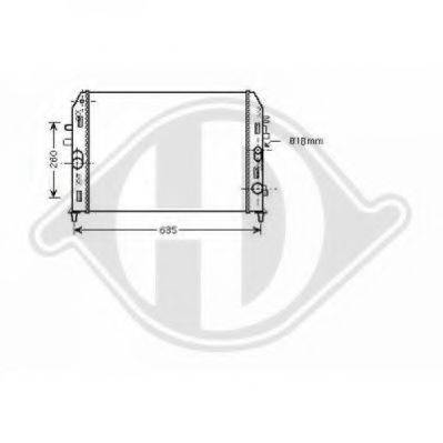 DIEDERICHS 8565203 Радіатор, охолодження двигуна
