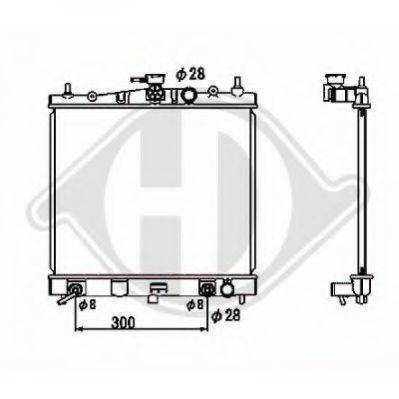 DIEDERICHS 8603503 Радіатор, охолодження двигуна