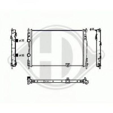 DIEDERICHS 8604587 Радіатор, охолодження двигуна