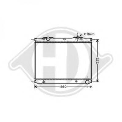DIEDERICHS 8658505 Радіатор, охолодження двигуна