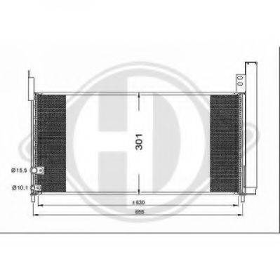 DIEDERICHS 8663600 Конденсатор, кондиціонер