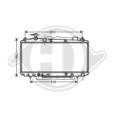 DIEDERICHS 8668602 Радіатор, охолодження двигуна