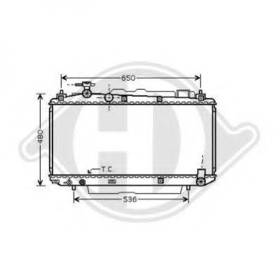 DIEDERICHS 8668603 Радіатор, охолодження двигуна