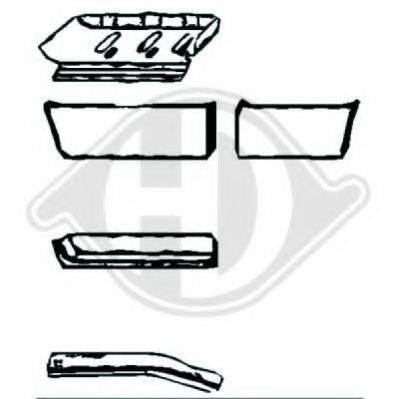 DIEDERICHS 9138022 Накладка порога