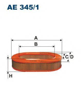 FILTRON AE3451 Повітряний фільтр