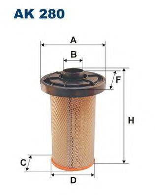 FILTRON AK280 Повітряний фільтр