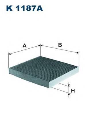 FILTRON K1187A Фільтр, повітря у внутрішньому просторі