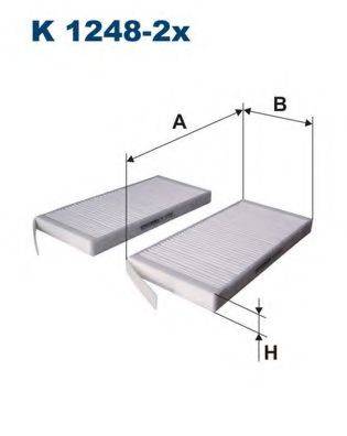 FILTRON K12482X Фільтр, повітря у внутрішньому просторі