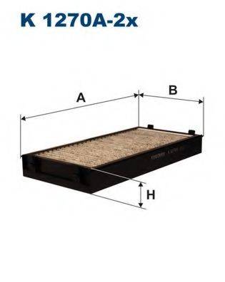 FILTRON K1270A2X Фільтр, повітря у внутрішньому просторі