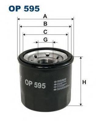 FILTRON OP595 Масляний фільтр