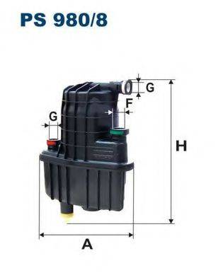 FILTRON PS9808 Паливний фільтр