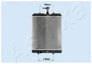 ASHIKA RDA033068 Радіатор, охолодження двигуна