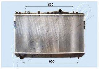 ASHIKA RDA313022 Радіатор, охолодження двигуна