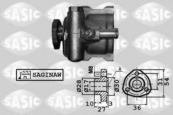 SASIC 7076029 Гідравлічний насос, кермо