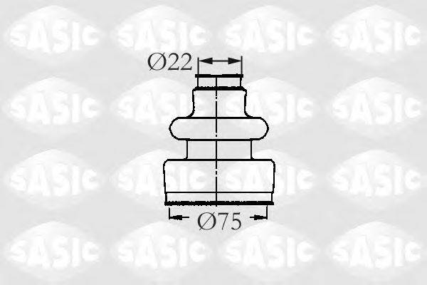 SASIC 2933593 Комплект пильника, приводний вал