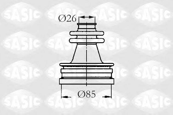 SASIC 2873723 Комплект пильника, приводний вал