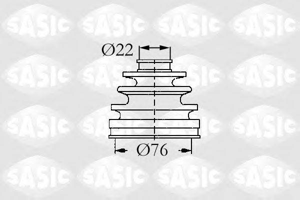 SASIC 9004697 Комплект пильника, приводний вал